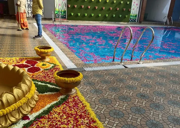 Atlantis Resort Spa Restaurant Swimming Pool, Banquet Hall, Guntur.