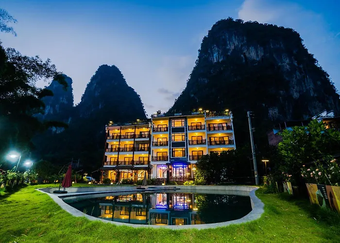 Yangshuo Mountain River Ballad Hotel - Free Yangshuo Train Station Pick Up And Drop Off