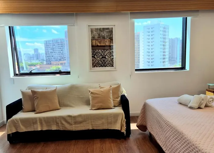 M N Flats - Flat Dentro Do Hotel Wi Av Ibirapuera 2927