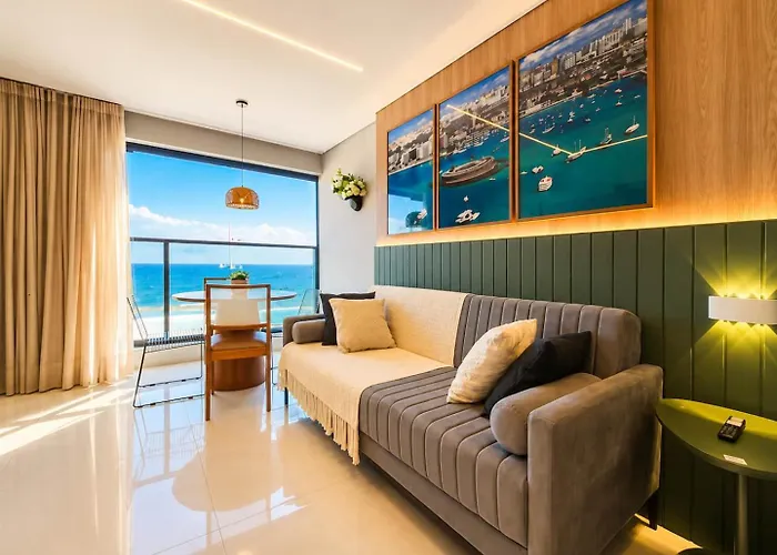 Vista Mar Incrivel Rooftop Piscina E Jacuzzi