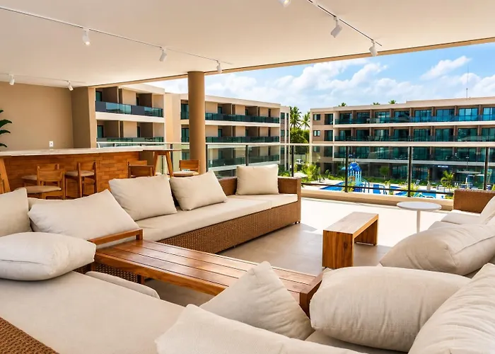 Flat Resort Luxo Malia 215E- Porto De Galinhas - Muro Alto
