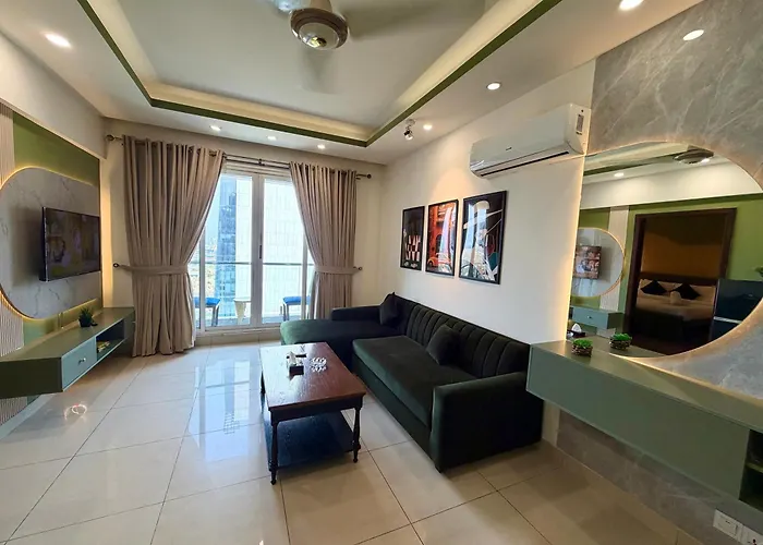 Designer One Bedroom Apartment With Balcony & Mountain Views Opposite Centaurus Mall Isb