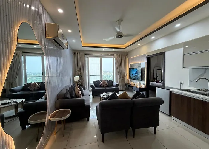 1Br Luxury Apartments With Balcony & Mountains View In Elysium Tower Opp Centaurus Mall Islamabad